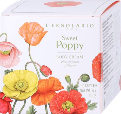 L'erbolario Papaverokrema/tijelo 200 ml