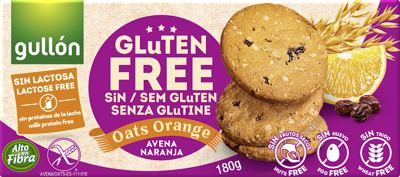 gullon keksi zobeni s narančom 180g