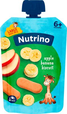 Nutrino Baby pouch jab/ban/keks 180 g T