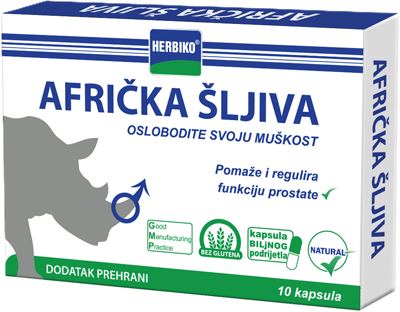 Afrička šljiva kapsule 10 kom.