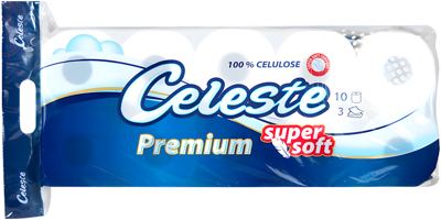 Celeste prem. toal. papir 3-sl. 10x150