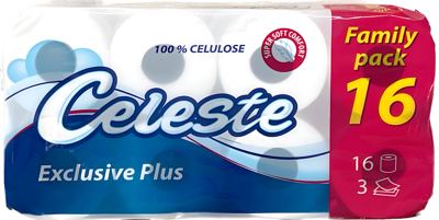 Celeste excl. toal. papir 3-sl.16x150 OS