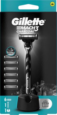 GILETTE MACH3 CHARCOAL BRIJAC