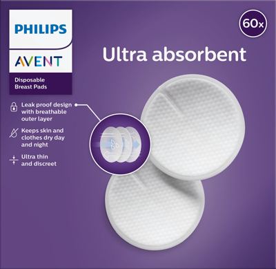 Avent jastučići za dojilje 60kom