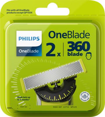 Philips OneBlade zam.britvica 360, 2kom.