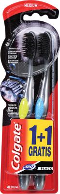 N-ČETKICA COLGATE 360° CHARCOAL 1+1 -12/1-