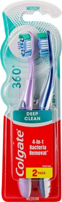 ČET.ZA ZUBE COLGATE 360° MEDIUM 1+1