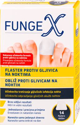 FungeX flaster pr.gljivica/nokti 14 kom.