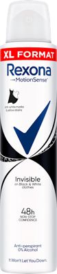 DEO SPRAY 200 ml REXONA INVISIBLE B&W
