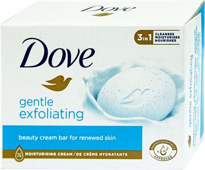 Dove toaletni sapun gent.exfoliating 90g