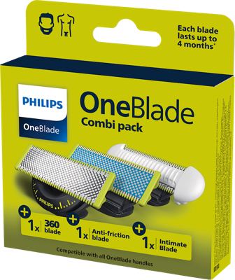 Philips OneBlade zam. ošt. 3 pack AF/Int