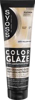 Syoss Color Glaze toner platin. 130 ml