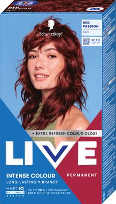 Live stras. crvena 043 boja za kosu