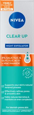 Nivea Derma skin Cl.noć.eksfolijant 40ml