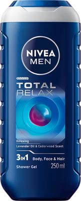 Nivea Men gel za tuš.Total Relax 250 ml