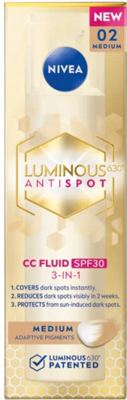 Nivea Lumi. CC fluid SPF30 medium 40ml