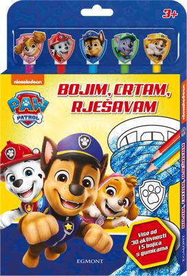 Paw Patrol Bojim,crtam,rješavam,1 kom.