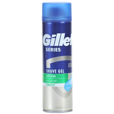 GILLETTE SH.GEL 240ML SOOTHING WITH ALOE VERA