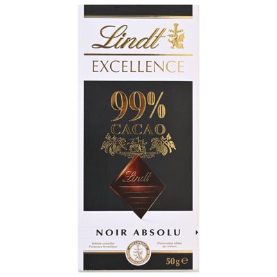 ČOKOLADA LINDT EXCELL 99% CACAO 50G