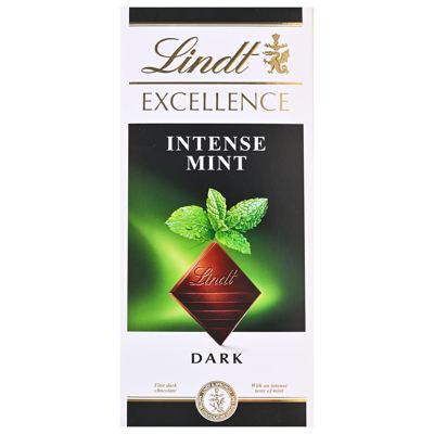 N-ČOK LINDT 100G EXC.MINTINTENSE