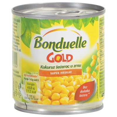 KUKURUZ ŠEĆ.170G GOLD BONDUELLE