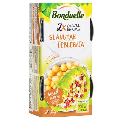 N-SLANUTAK BONDUELLE 160G 2*80G -6/1-