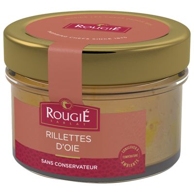 GUŠČJE RILLETTE ROUGIE STAKL 180g MIVA