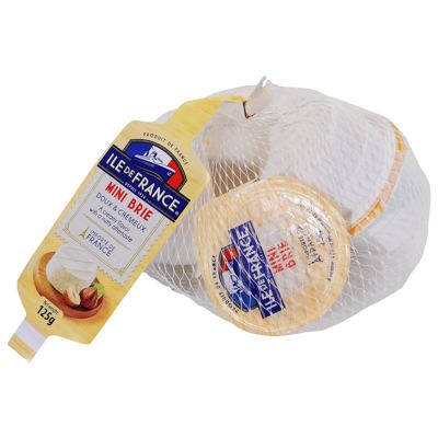 SIR MEKI MINI BRIE MREŽ 125g ILE DE FRANCE