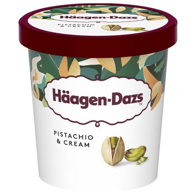PISTACIJA & CREAM TUB 0,420 l/347 g HAAGEN DAZS