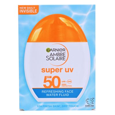 LOSION AMBRE SOLAIRE SUPER UV FLUID SPF50 40ML GARNIER