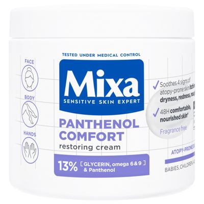 KREMA ZA KOŽU SKLONU ATOPIJI PANTHENOL COMFORT 400ML MIXA