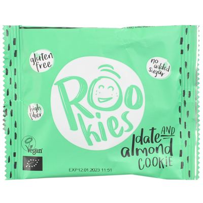 PLOČICA VOĆNA DATULJA BADEM 40g ROOKIES