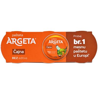 PAŠTETA ARGETA 285G 3X95G ČAJNA -16/1-