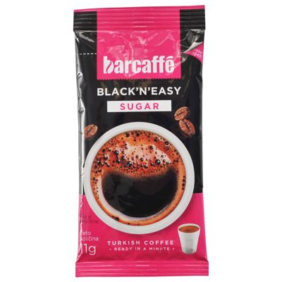 KAVA BARCAFFE 11G BLACK N EASY -10/1- SA ŠEĆEROM 10*11G