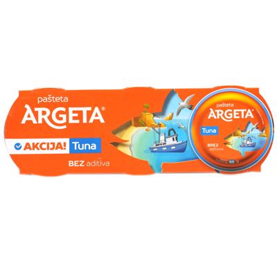 N-PAŠTETA ARGETA 285G 3X95G TUNA -16/1-