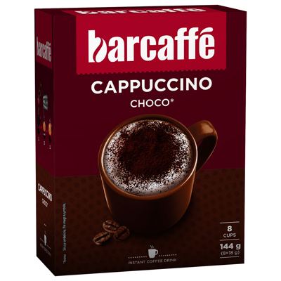 KAVA BARCAFFE 144G CAPPUCCINO CHOCO -8/1-