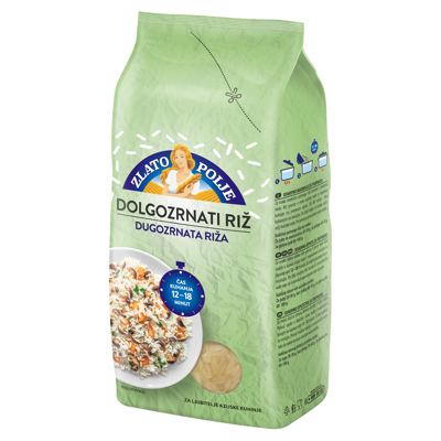 RIŽA DUGO ZRNO 800 g ZLATO POLJE