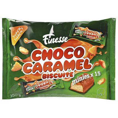 BAR MINI ČOKO FINESSE CARAMEL 350G