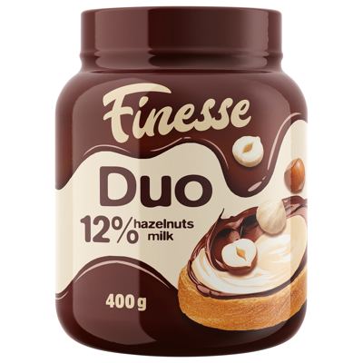 NAMAZ FINESSE DUO LJEŠNJAK MLIJEKO 400g (12)
