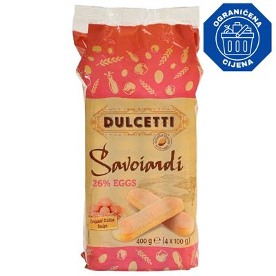 PIŠKOTE DULCETTI 400G