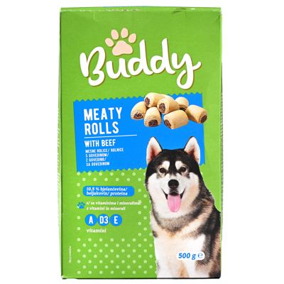 BUDDY KEKSI ROLICE GOVEDINA 500 g