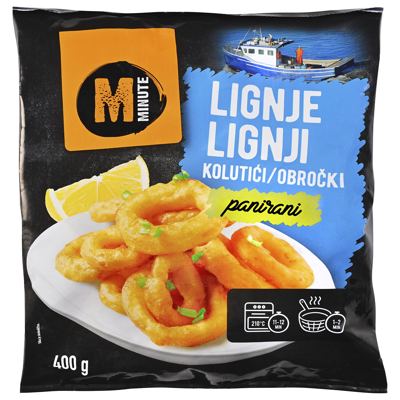 LIGNJA PANIRANI KOLUTIĆI 400 g MINUTE