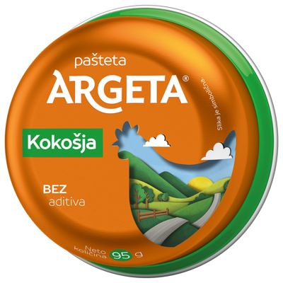 PAŠTETA ARGETA KOKOŠJA 95g