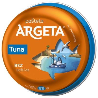 PAŠTETA 95G TUNA ARGETA