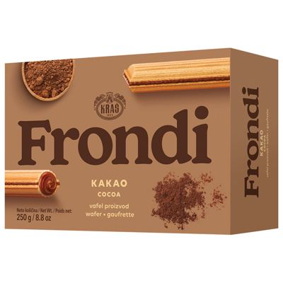 NAPOLITANKE FRONDI MAXI KAKAO 250G KRAŠ