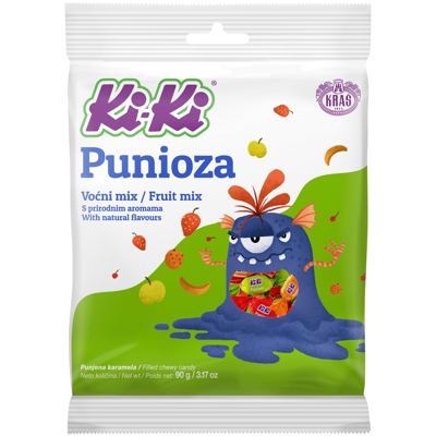 BOMBON KI-KI PUNJENI MIX 90GR KRAŠ