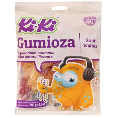 BOMBONE GUMENE KISELI CRVIĆI KIKI 180G