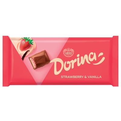 ČOKOLADA DORINA STRAWBERRY&VANILLA 95G KRAŠ
