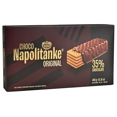 NAPOLITANKE ČOKOLADNE 430g