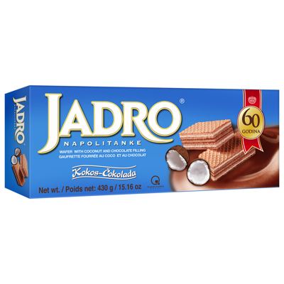 Jadro napolitanke kokos čokolada 430 g